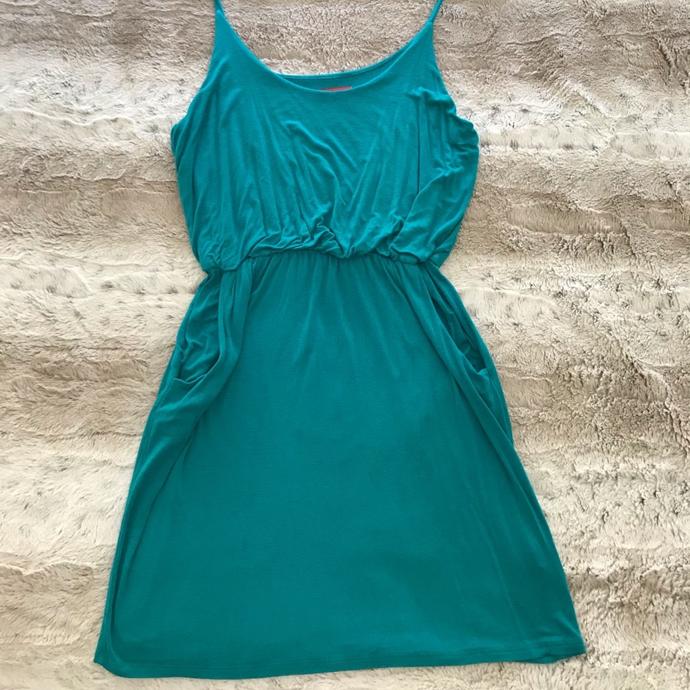 Jersey material/cozy dress with pockets
